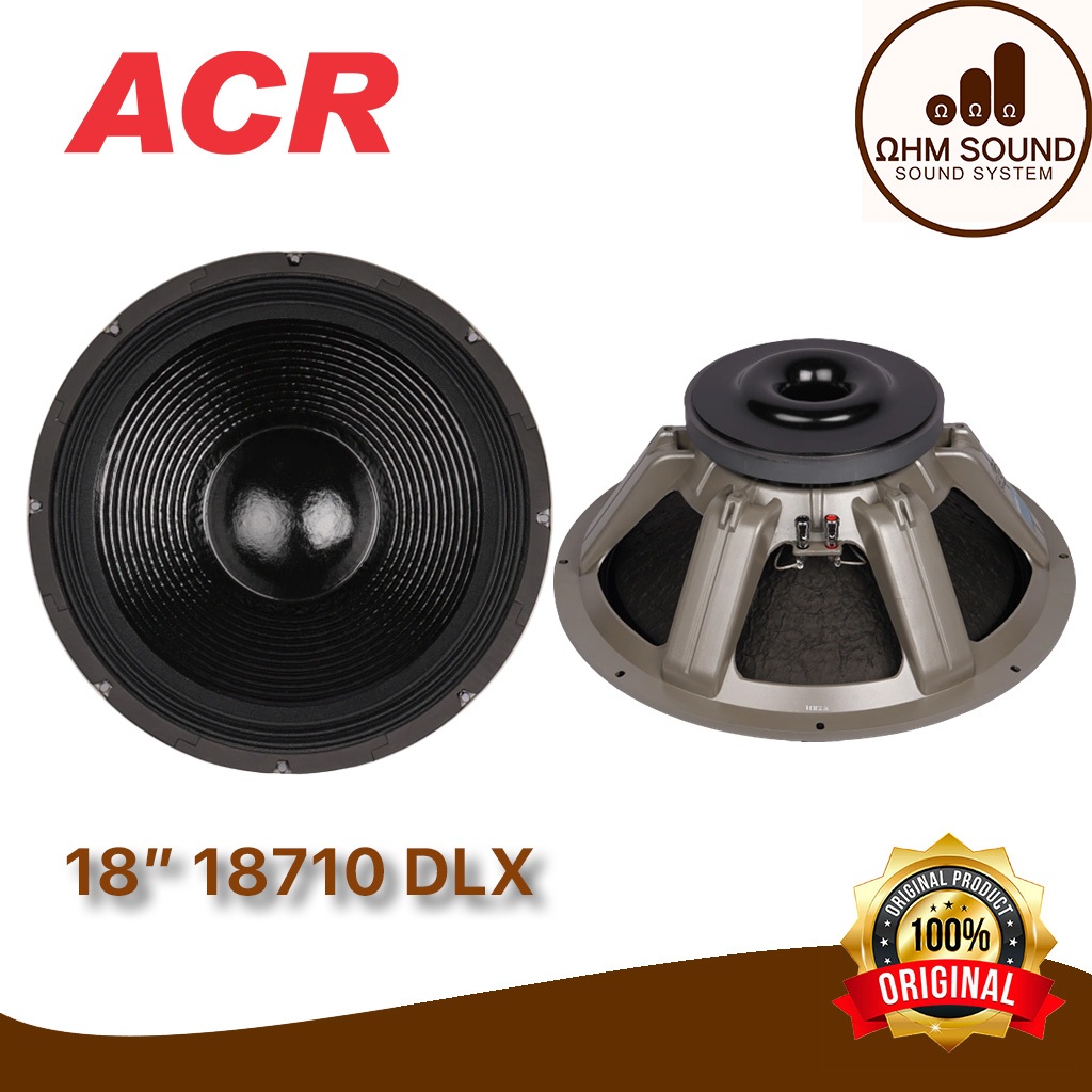 PROMO Speaker ACR 18" 18710 DLX ACR SPEAKER 18inch 18710 DLX ORIGINAL