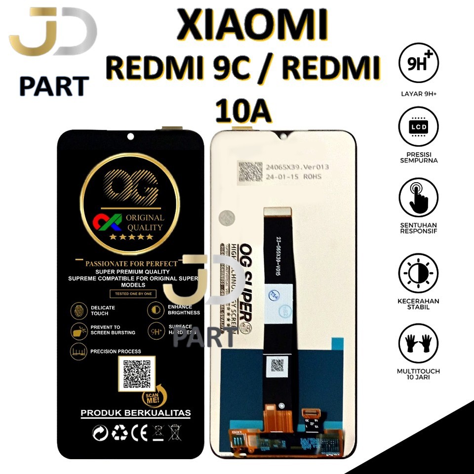 LCD TOUCHSCREEN XIAOMI REDMI 9C / REDMI 10A ORIGINAL 100% FULLSET