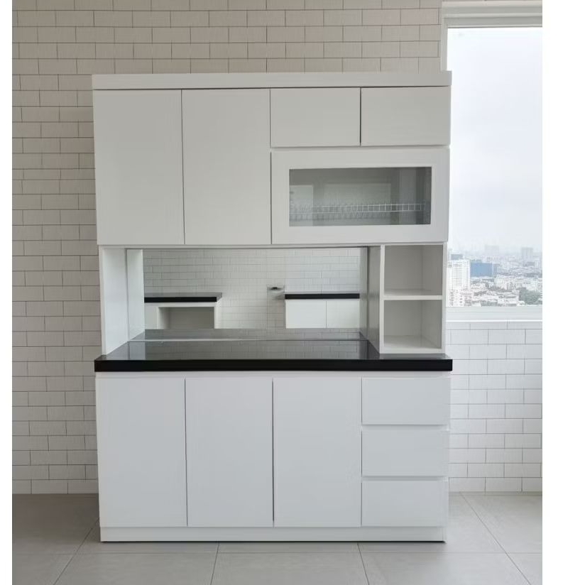 Lemari sayur 4 pintu minimalis /lemari dapur /kitchen set