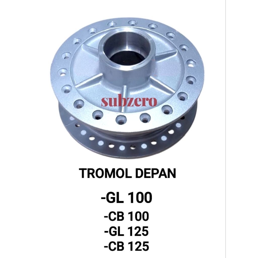 TROMOL DEPAN GL100 CB100 CB125 GL125 KUALITAS SUPER