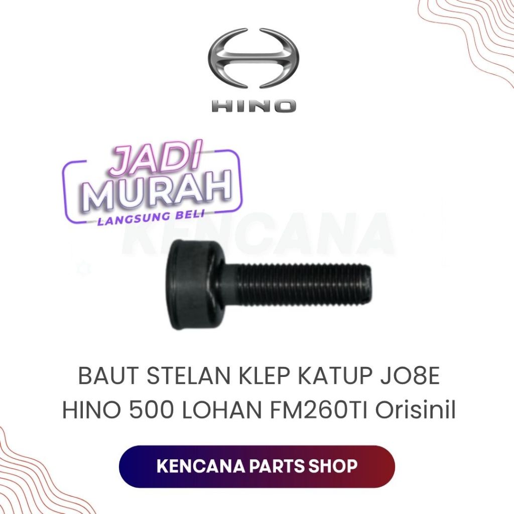 Baut Setelan Klep Hino lohan lama hino 500 Lohan ASLI HOP S1370-91030