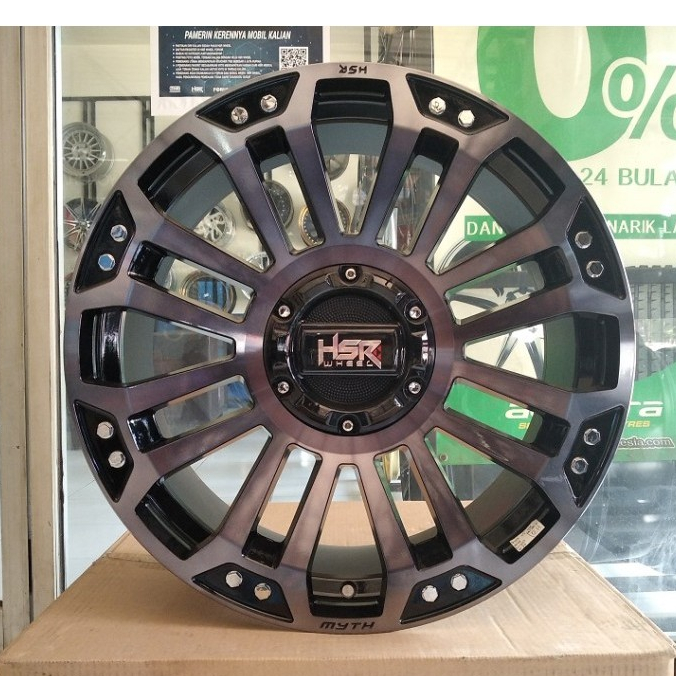 Velg mobil L300 Kuda Grandmax Kijang Kapsul ring 14 HSR MYTH05 tampilan semi offroad