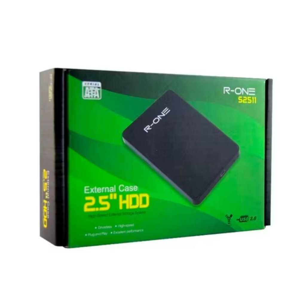 R-ONE Enclosure Casing Hardisk External / HDD Case 2.5" SATA USB 2.0 HAYABUSA