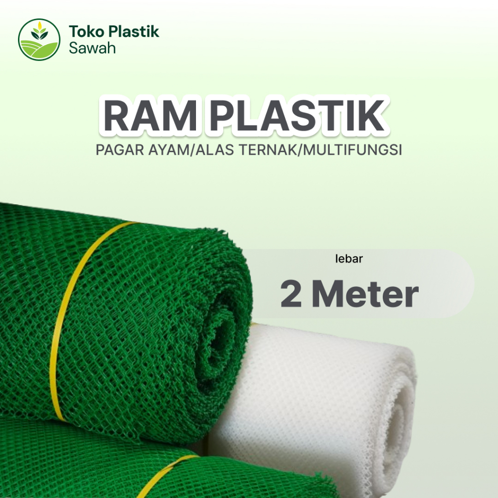 RAM PLASTIK/ALAS KANDANG/PAGAR KANDANG 2 METER