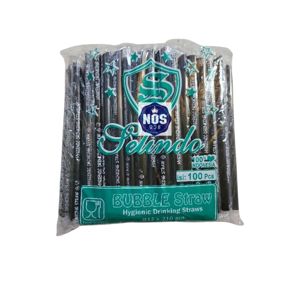 Sedotan Bubble Tea 12mm isi 200gram