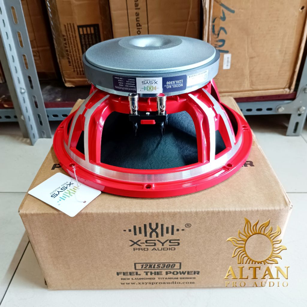 Speaker Komponen 12 inch Xsys 12XLS300 Power 600 watt Original Speaker 12 inch Xsys 12XLS300 Speaker
