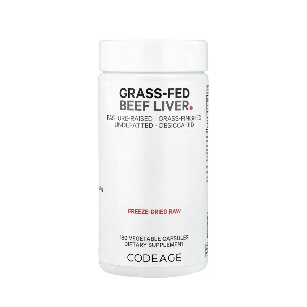 Codeage Grassfed Beef Liver 180 Vegetarian Capsules