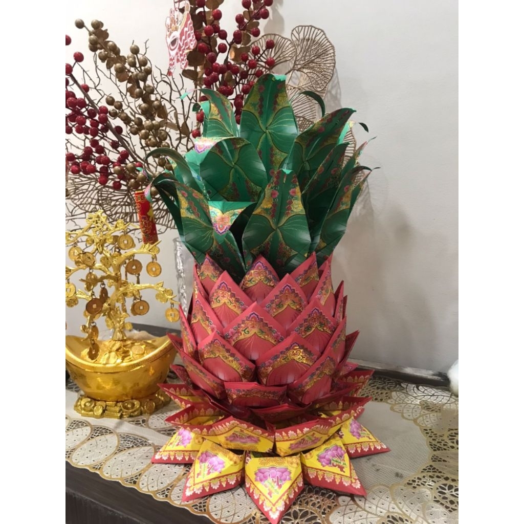 bunga teratai kertas