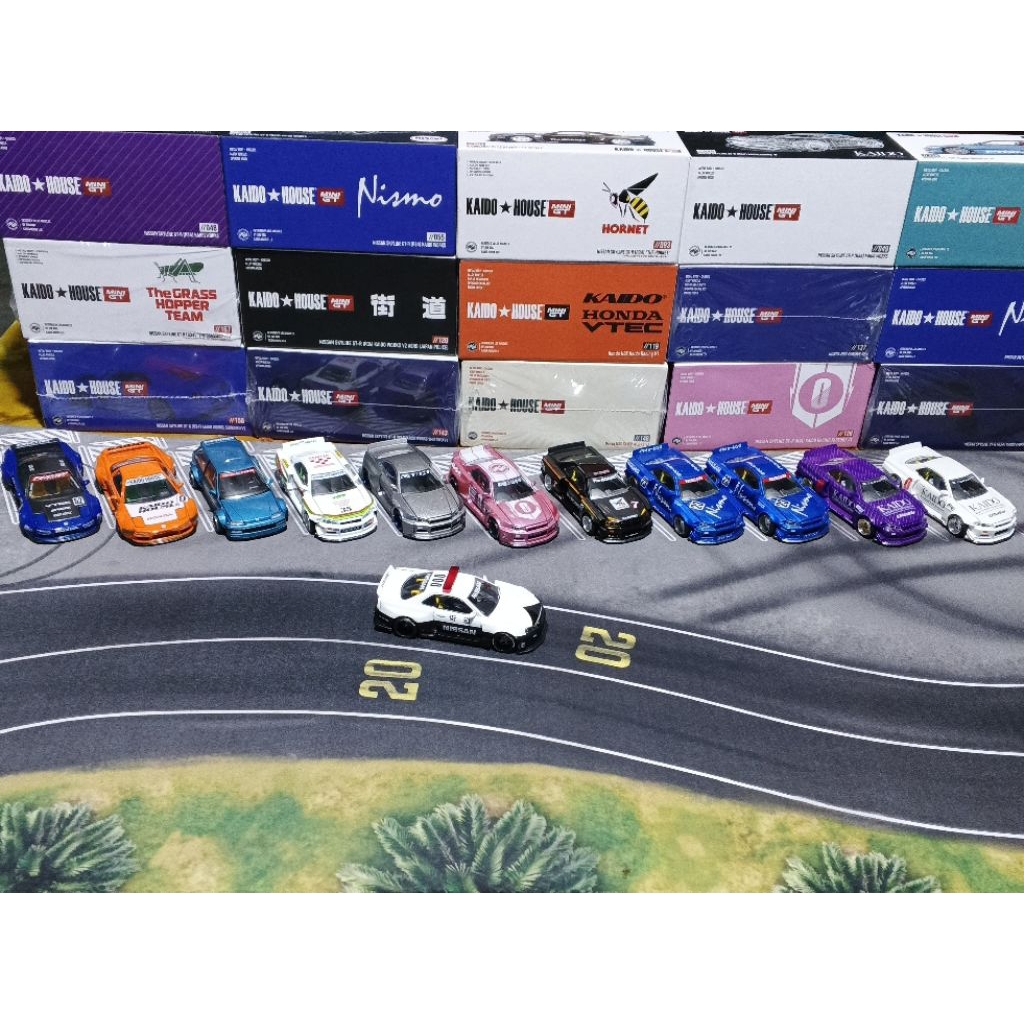 Mini GT Kaido House R34 Civic Nsx Loose