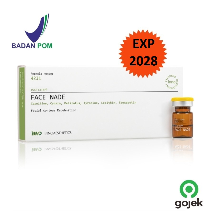 Inno-TDS Face Nade 4vial @2,5ml Suntik Tirus Contouring Slimming Wajah