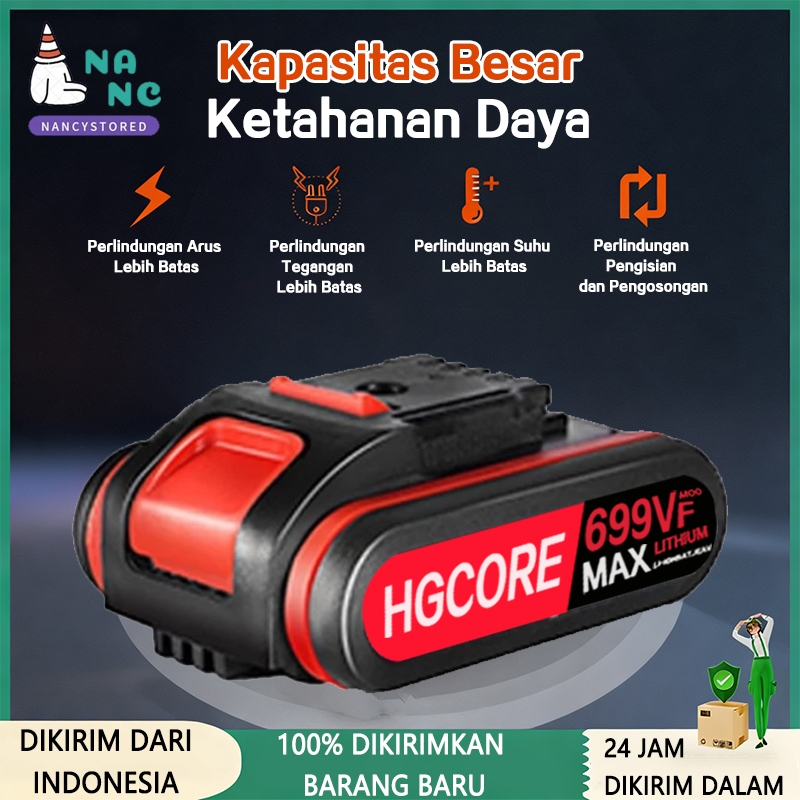 Baterai Isi Ulang 499VF/599VF/699VF untuk Bor Nirkabel, Bor Listrik Bor Impact Lithium - Baterai Per