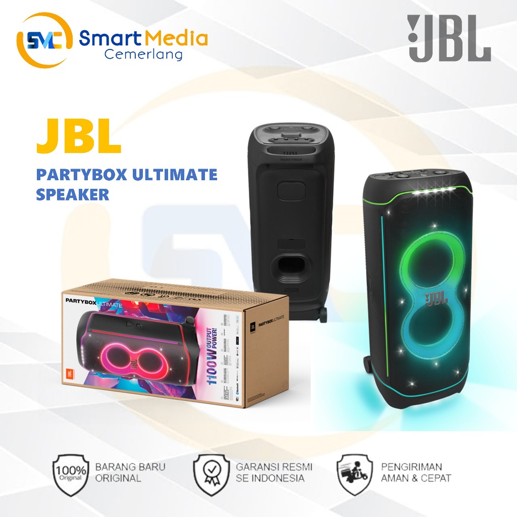 JBL Partybox Ultimate 1100W RMS Wifi Bluetooth Speaker