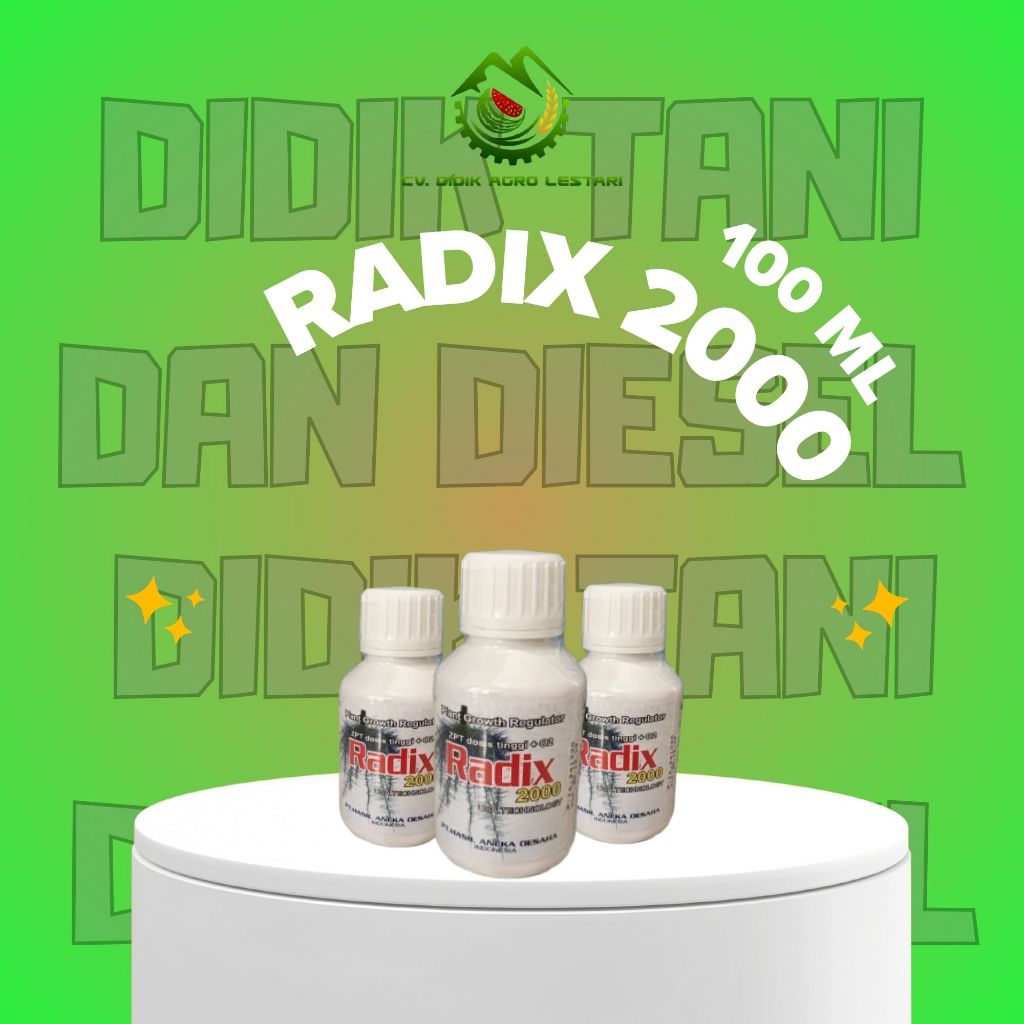 Radix 2000 ZPT Dosis Tinggi 1800ppm Gibberellins