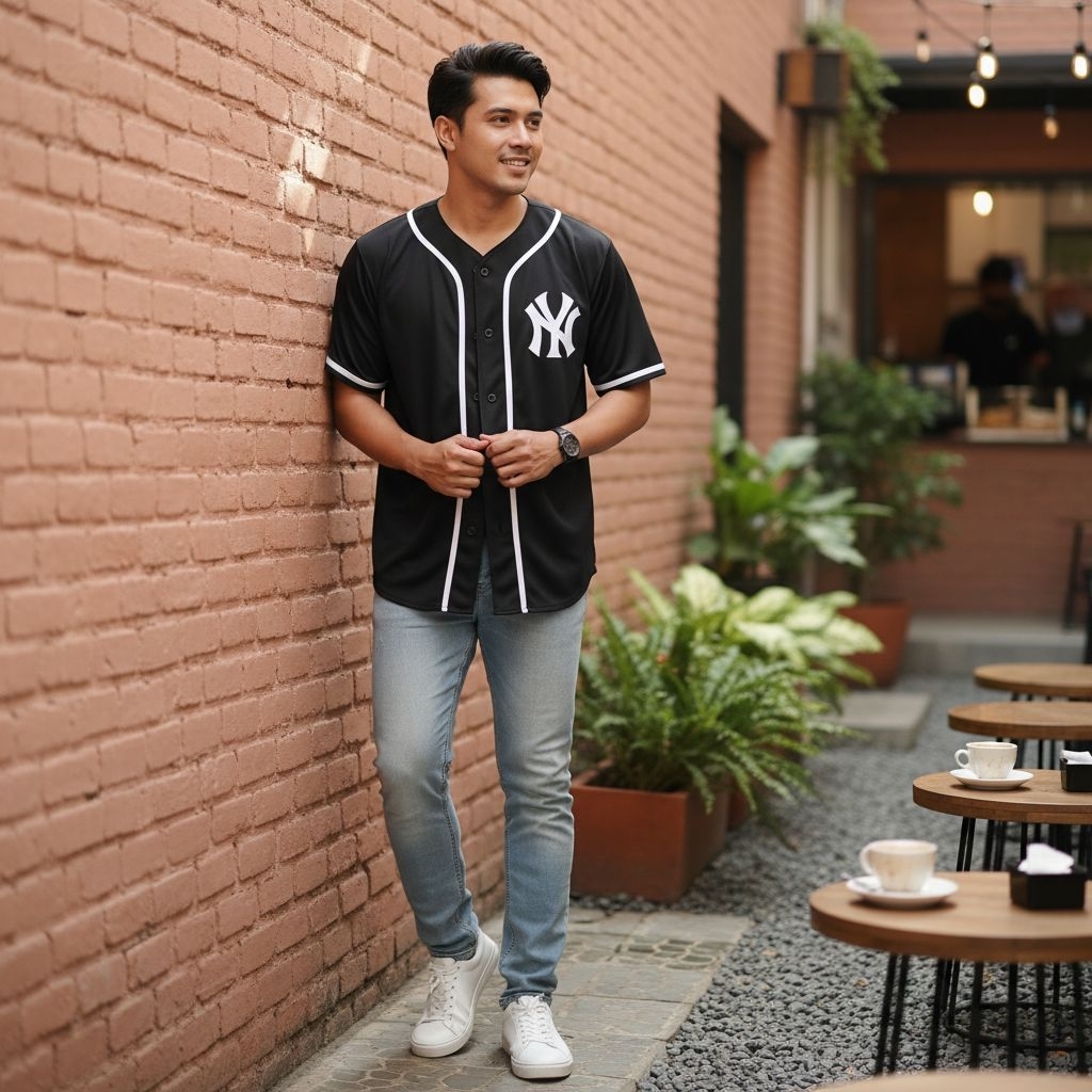 Baju Baseball Jersey Baseball Kaos Baseball