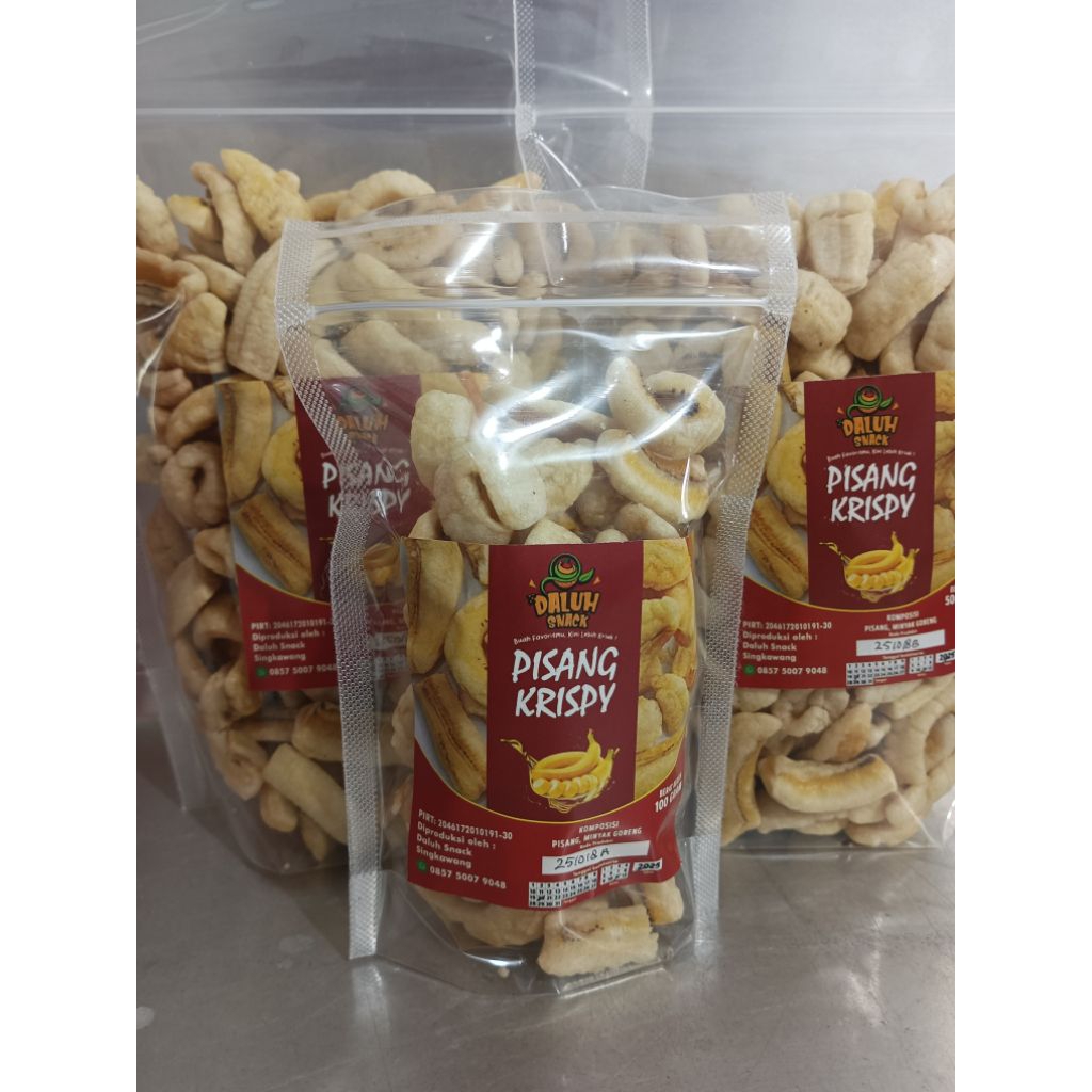 Pisang Oven 250 gr / Rambak Pisang / Keripik Pisang / Cemilan Sehat