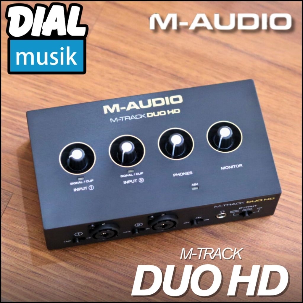 M-Audio Soundcard M-Track Duo HD - Audio Interface 2 Input M-Audio DUO HD ORIGINAL