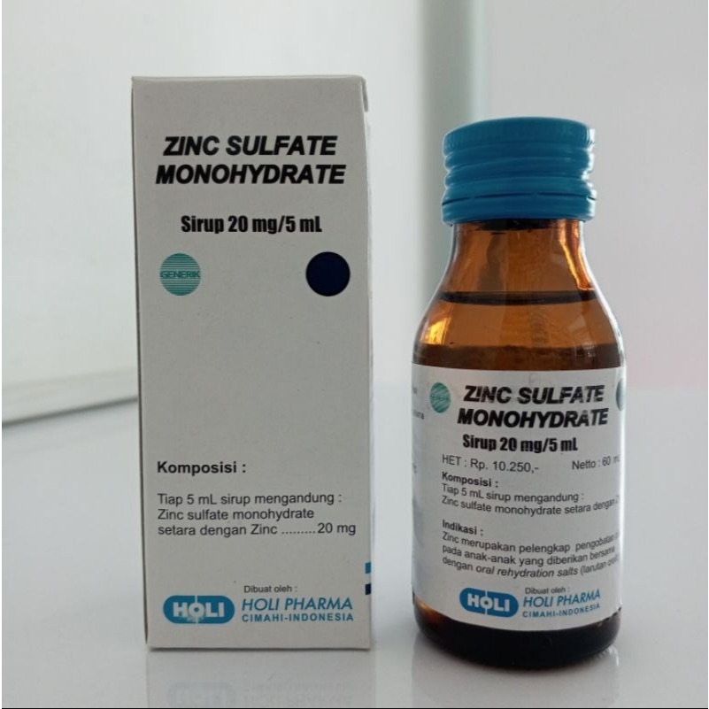 Zinc Sirup Pelengkap Obat Diare Anak/Mencegah Diare Berulang/Menguatkan imunitas pencernaan anak