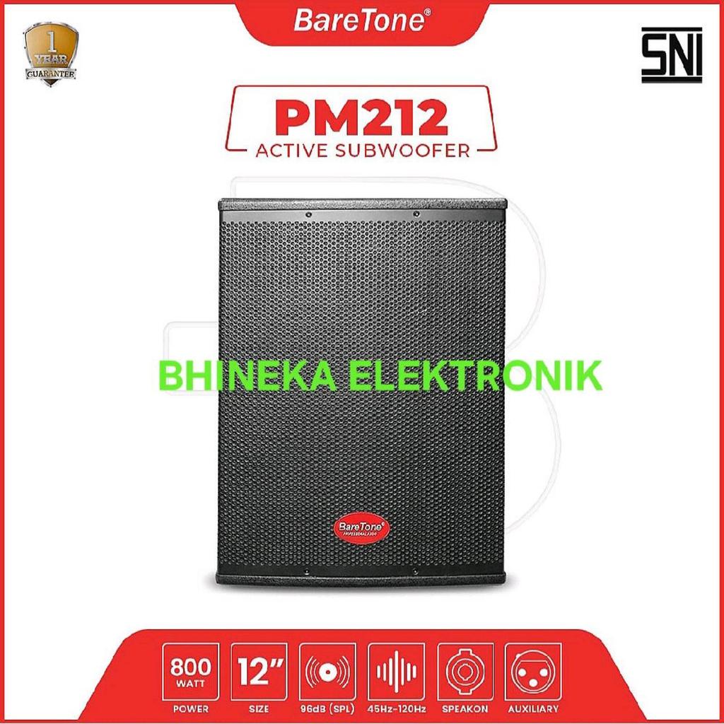 speaker subwoofer BareTone PM 212 orihinal 12inch pm212