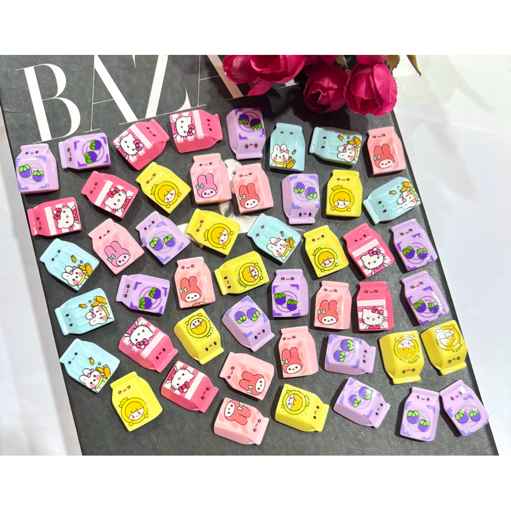 clay/resin milk isi 100 pcs