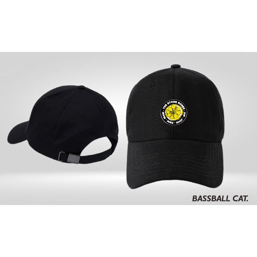 Topi Baseball hitam The Stone Roses Metallica Billabong Fauna Lad Dad Cap Cotton Black Original 03