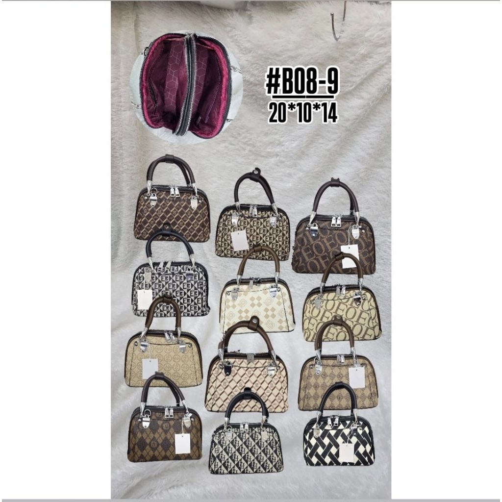 Tas Wanita - Tas Alma Motif Mini 2 Resleting B08-9