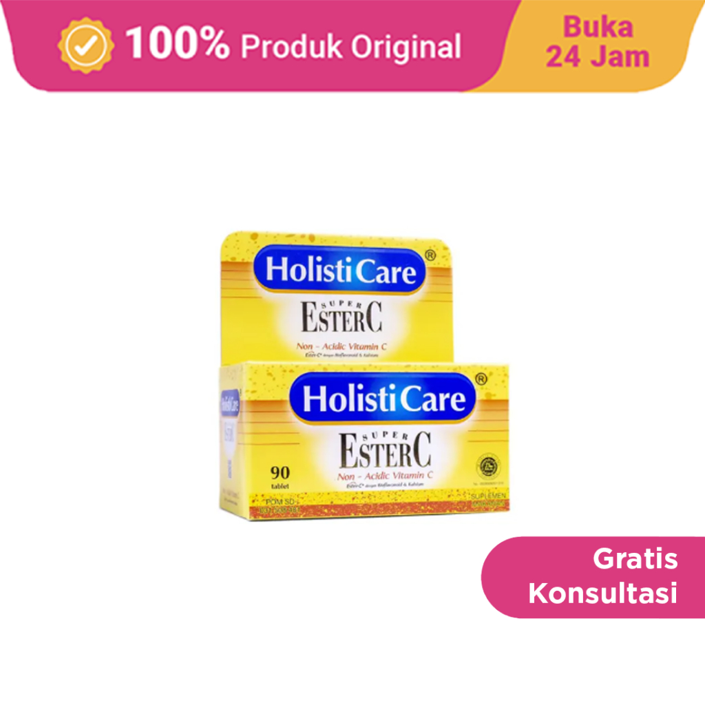 Holisticare Ester C 90 Kapsul