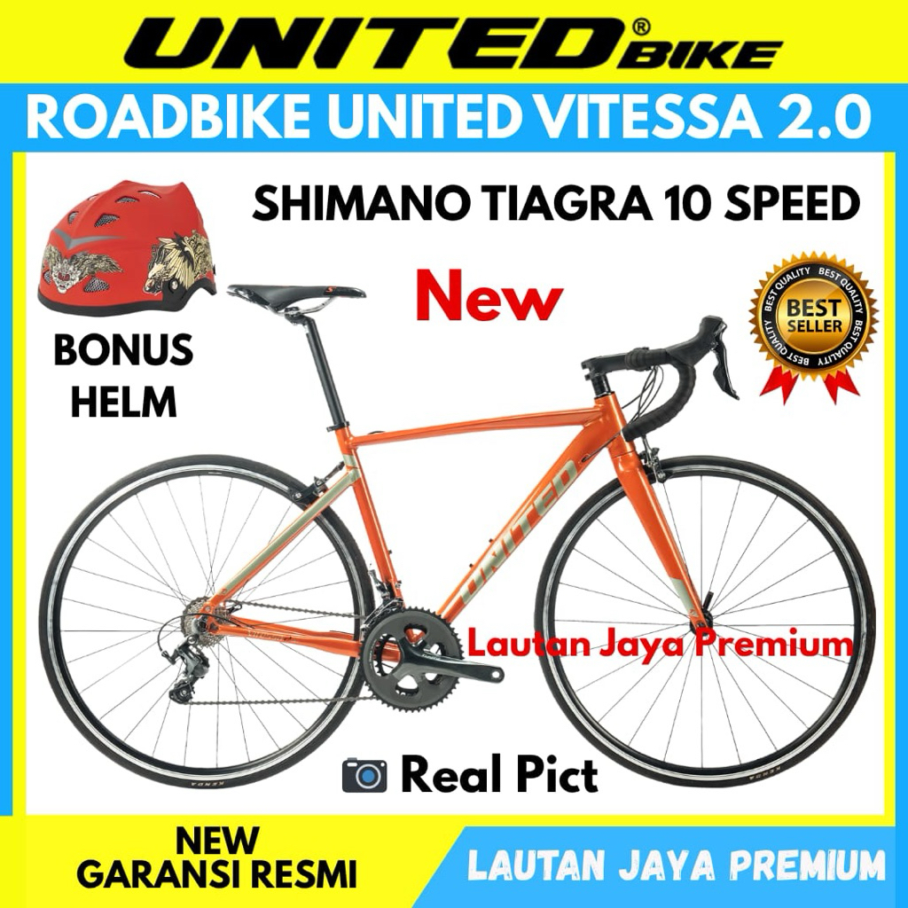 Sepeda Roadbike 700c United Vitessa 2.0 Size 52 Terbaru