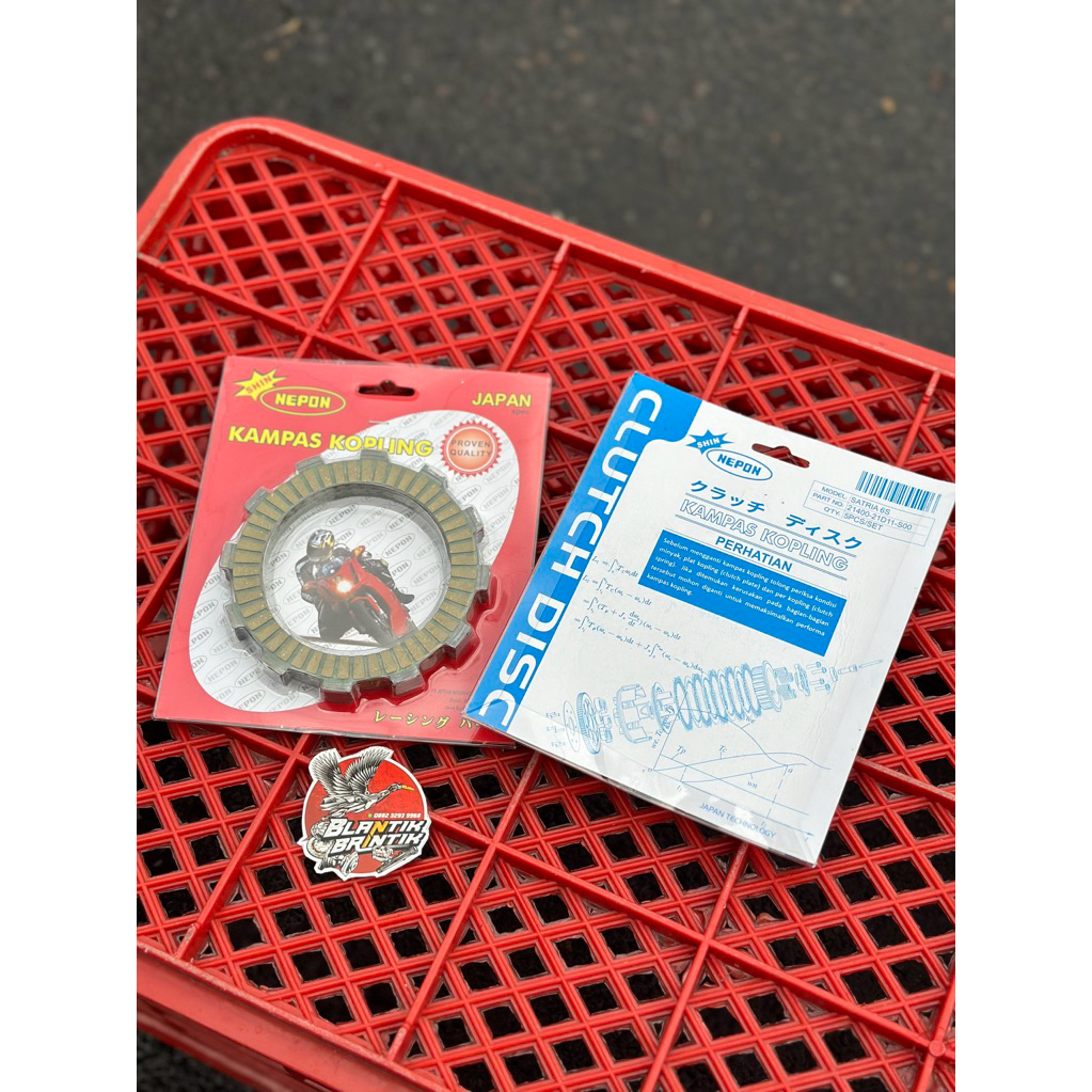 KAMPAS KOPLING SATRIA RU HIU / LUMBA NEPON JAPAN KAMPAS KOPLING RACING SATRIA R 2TAK HIU LUMBA