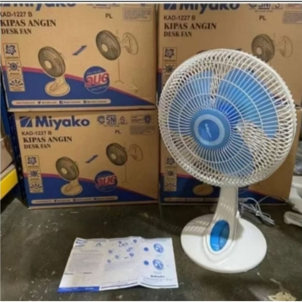 Kipas Angin Miyako, Stand Fan Miyako,Kipas 2 In 1,Kipas Meja Miyako Co