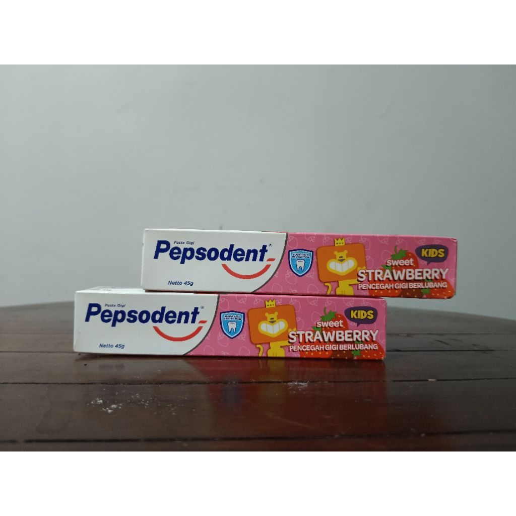 Pepsodent Pasta Gigi Anak Rasa Strawberry / Pepsodent Odol Strawberry / Odol Pepsodent / Pasta Gigi 