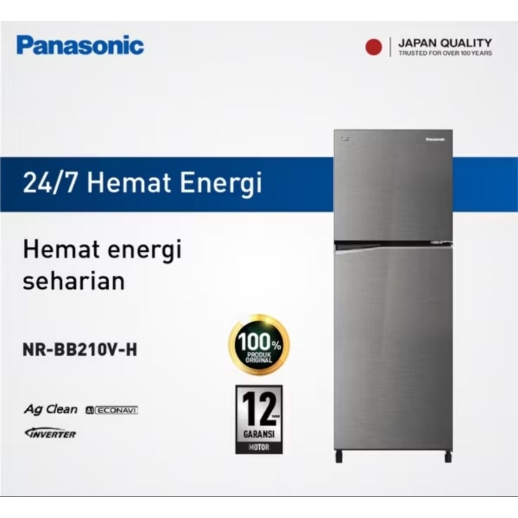 KULKAS PANASONIC 2 PINTU INVERTER