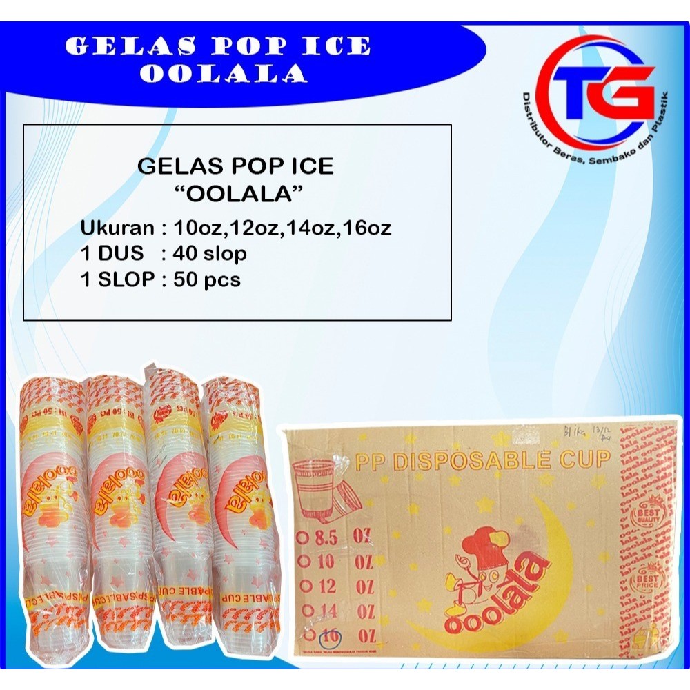 GELAS POP ICE OOLALA