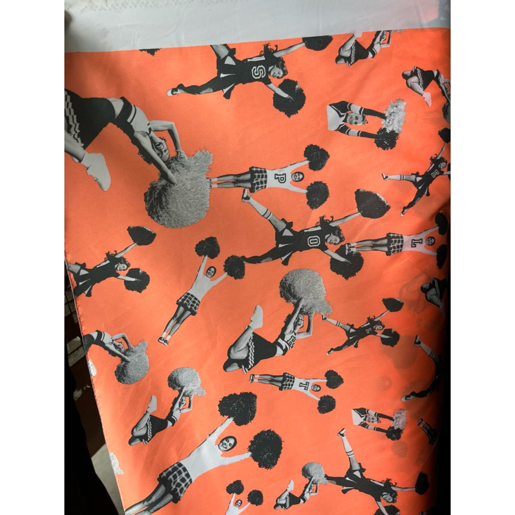 Bahan Parasut Despo polyester Waterproof motif gambar orang kain jaket tas
