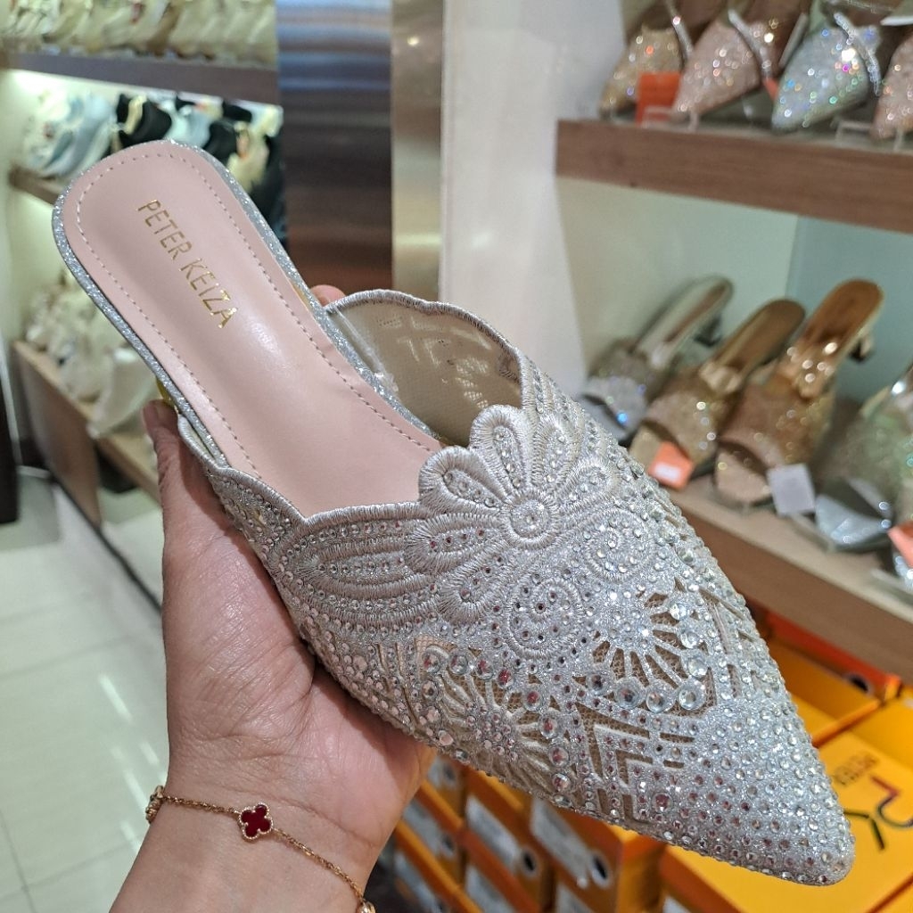 sepatu bustong wanita pesta 5 cm peter keiza
