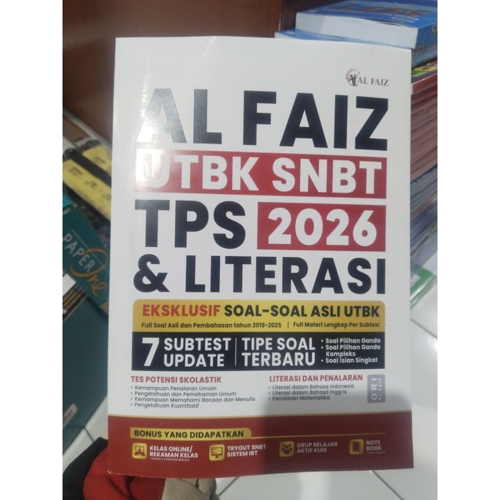 Buku UTBK SNBT TPS 2026 & LITERASI -Al Faiz