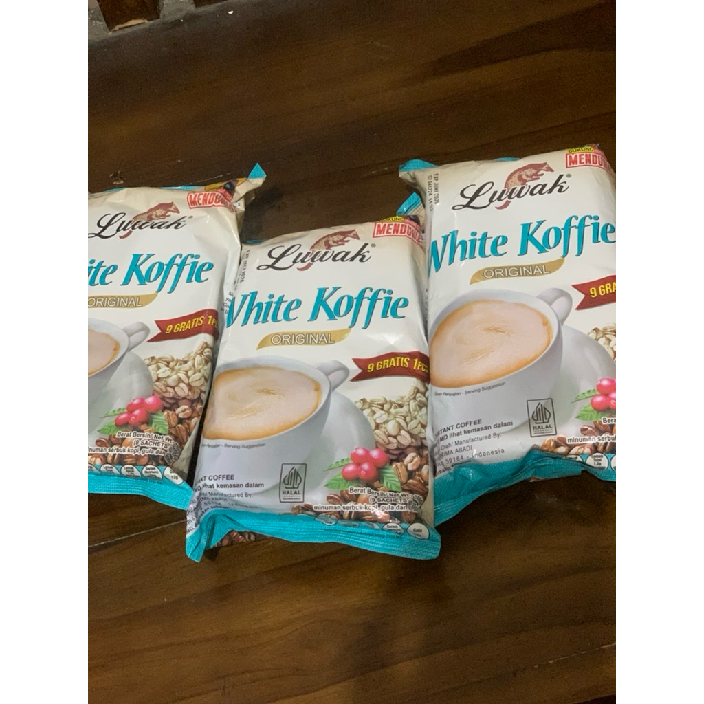 OBRAL Luwak white coffee per pack isi 9
