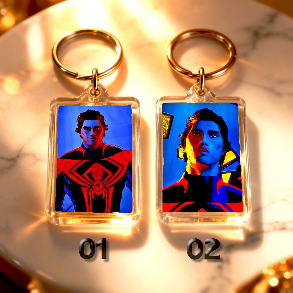Gantungan kunci Miguel Ohara Spiderman 2099 - keychain Spiderman 2099- Ganci akrilik