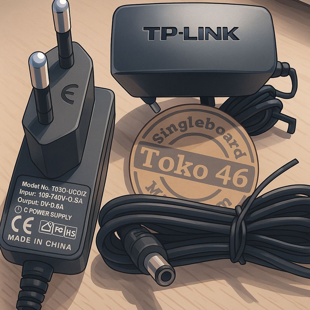 Charger Adaptor Adapter Ori Tp-link Tplink 9V 0.6A TL WR841ND WR840N WR940N WR941ND WA701ND WA801ND 