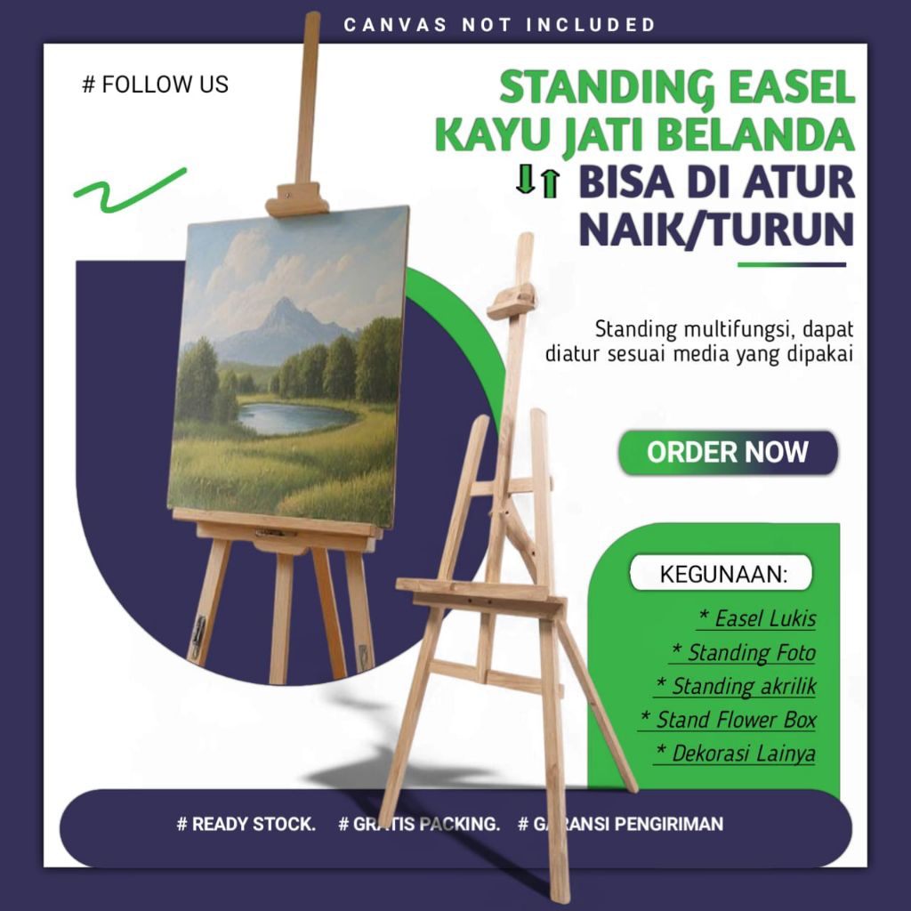 standing akrilik / standing mirror (ONLY STANDING)