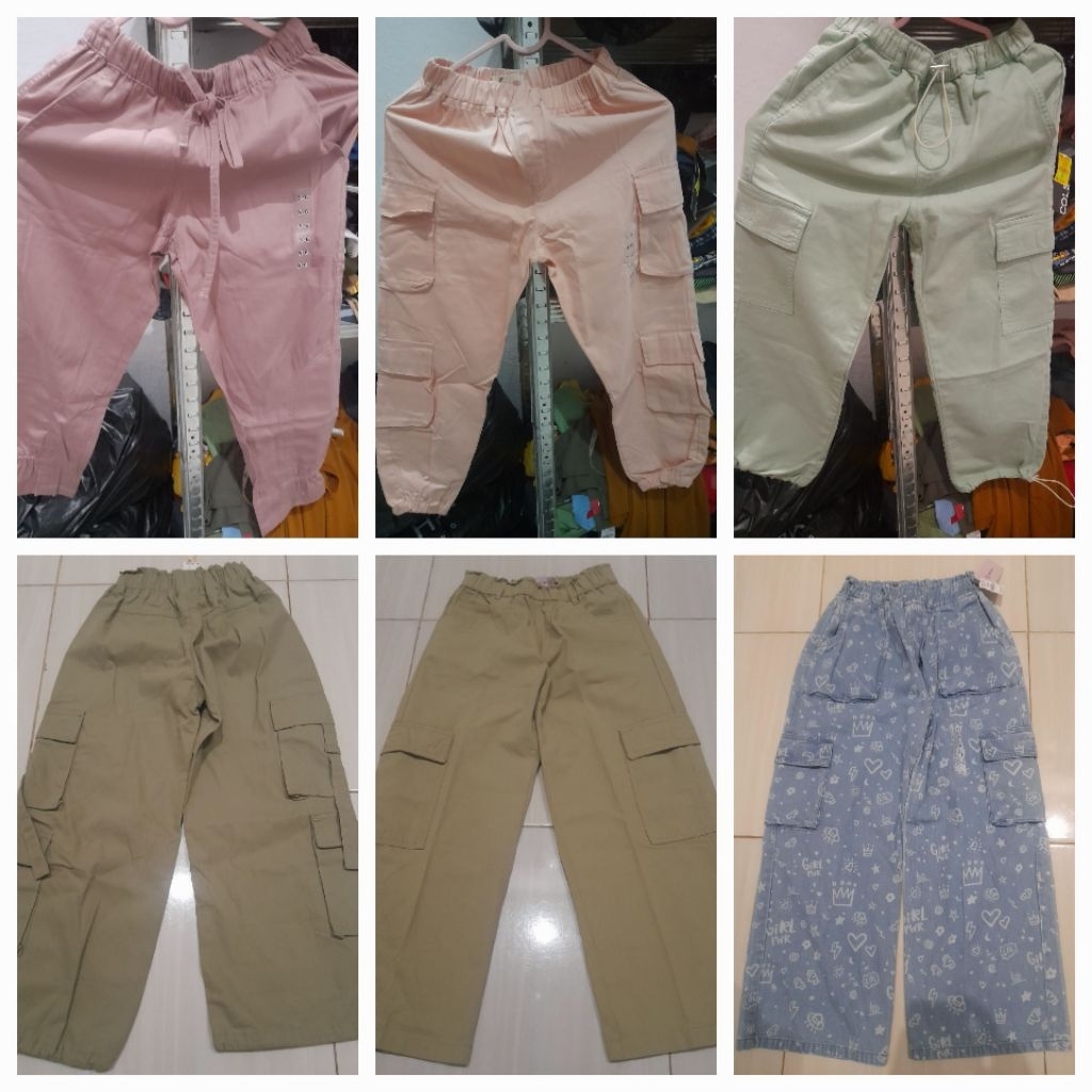 Celana Cargo Aero Girls sz 5-16