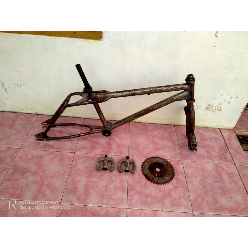 MURAH SAJA - Frame Fork Sepeda BMX 20 SKYWAY - Jual Murah - BMX SKY WAY - BONUS Pedal VP 707 dan Cha