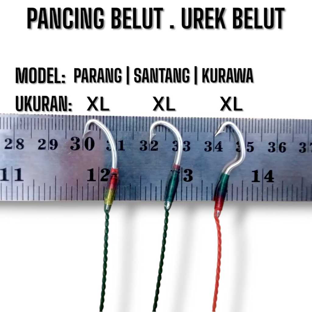 KAIL PANCING UREK BELUT BAHAN BAJA. KAIL KUAT, TAJAM DAN TIDAH MUDAH BERKARAN