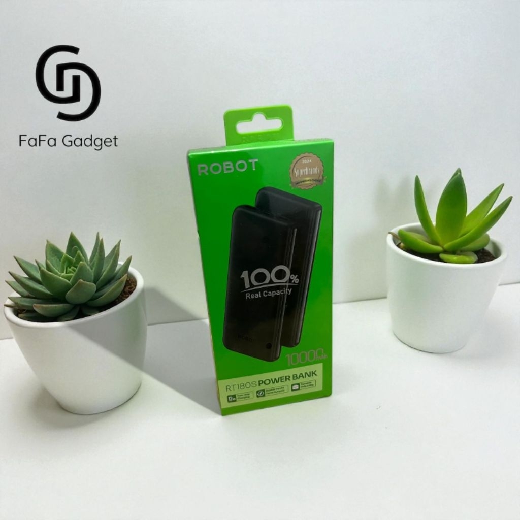 power bank robot 10000mah reala fhastcharger original