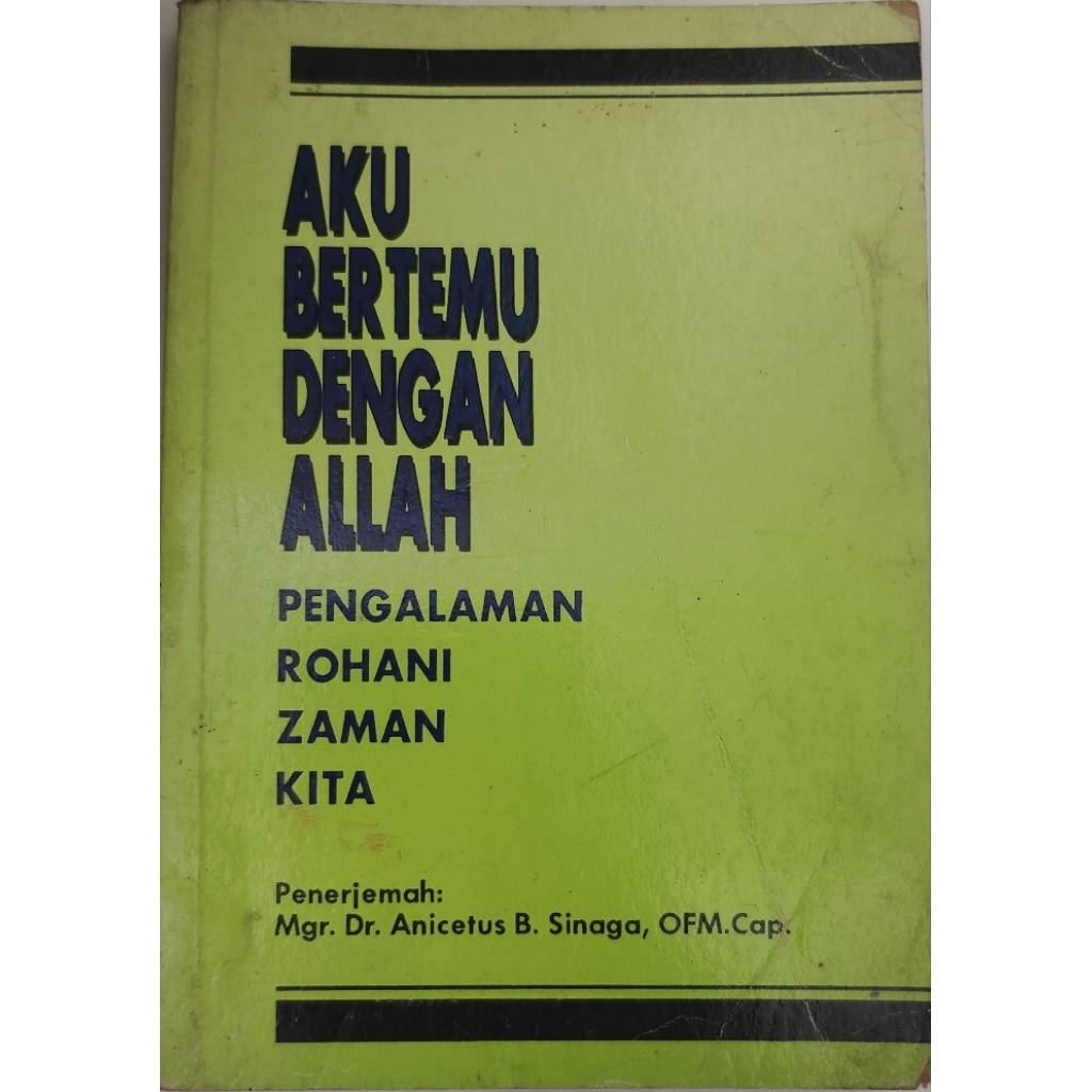 BUKU AKU BERTEMU DENGAN ALLAH BEKAS ORIGINAL