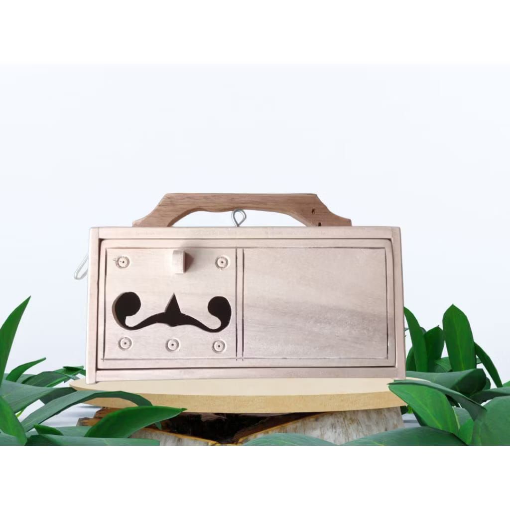 kotak pikat kutilang kitak burung trucuk model batik biasa