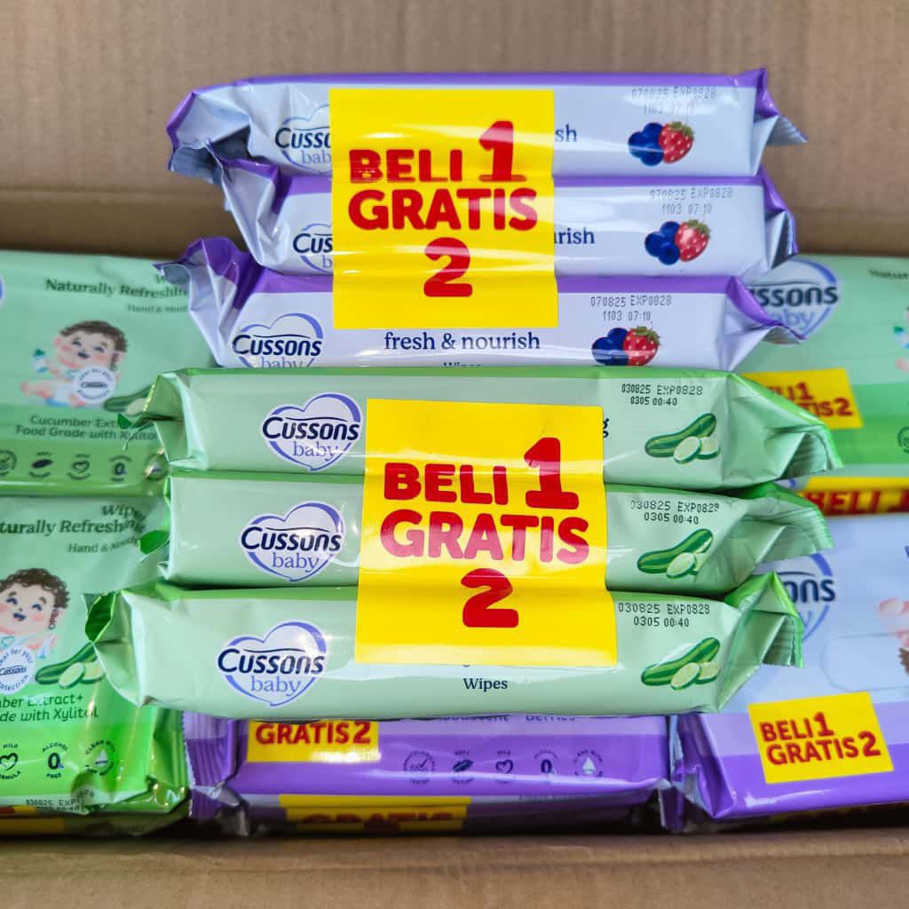 tisu basah cussons