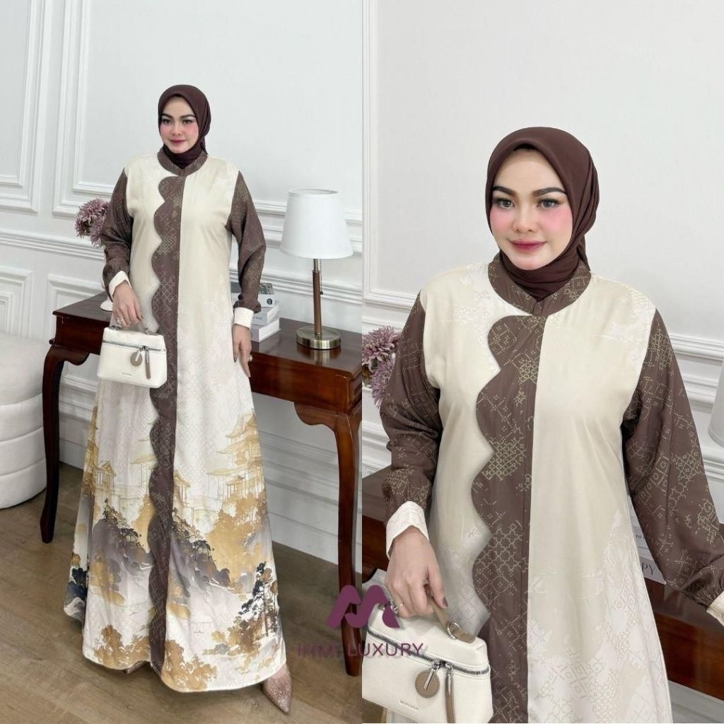 lyra dress by hmf luxury/gamis lebaran hmf