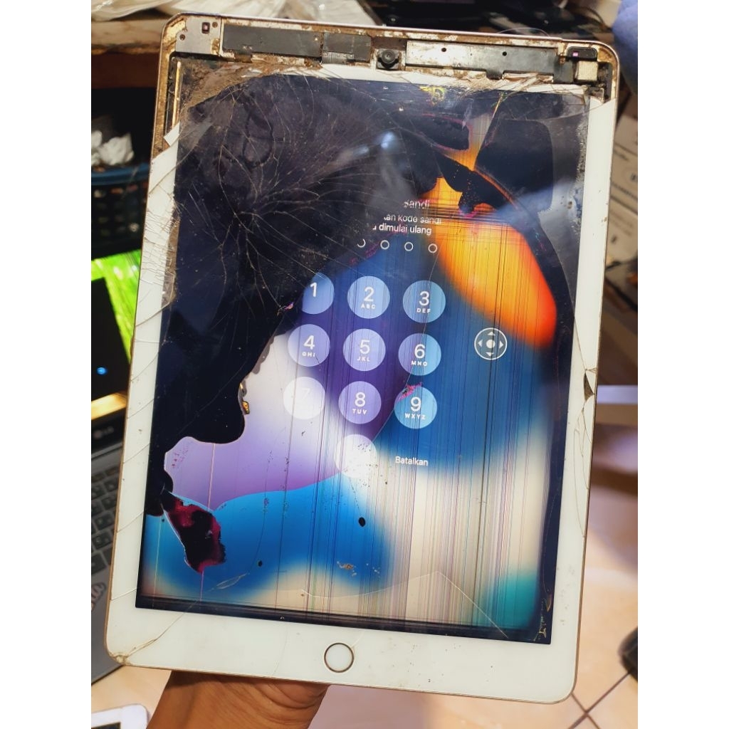 Unit iPad Air 2 16GB A1567 Wifi-Celluler Minus LCD+Passcode