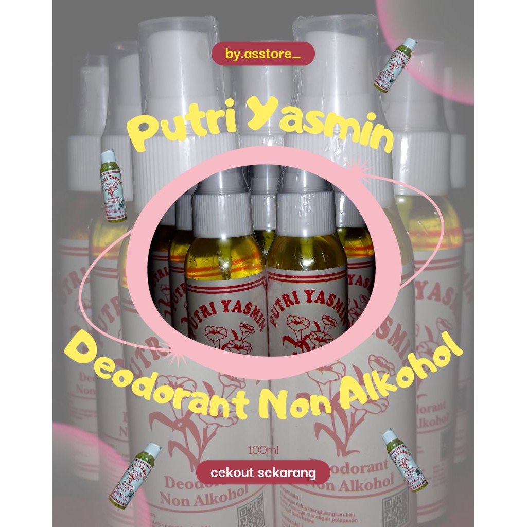 DEODORANT PUTRI YASMIN | TAWAS CAIR PUTRI YASMIN BPOM
