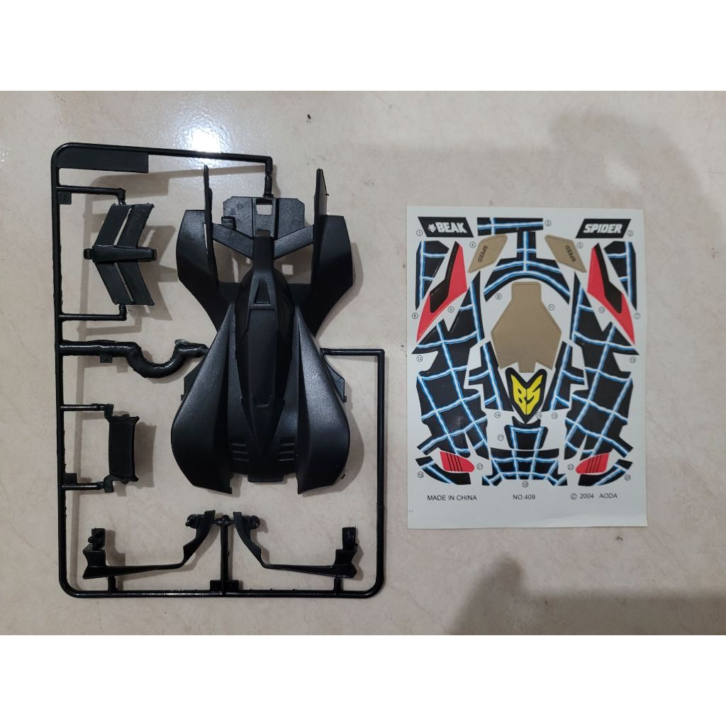 Body Beak Spider + Stiker Merek MOWANG